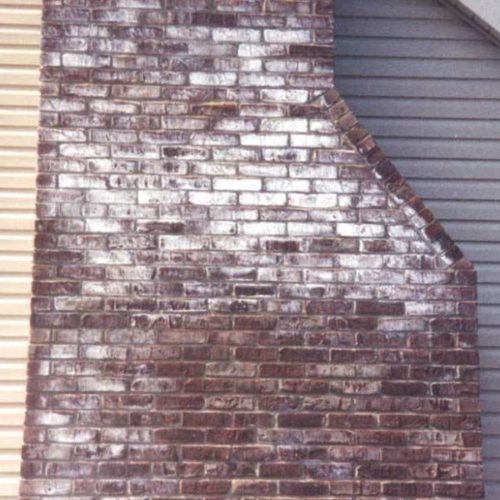 Chimney Brick Water Damage, Prairie Village KS